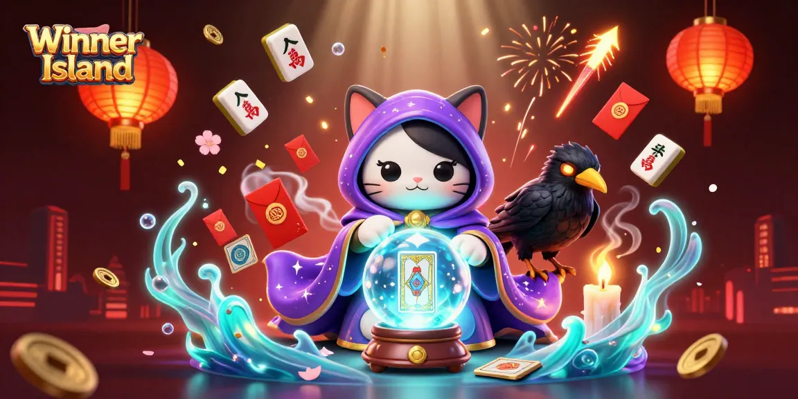 Engage in thrilling adventures at Winner Island Casino, featuring enchanting characters amidst festive gambling elements.